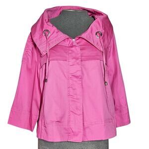 Pink Cotton Blend Blazer Jacket Size XL